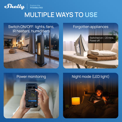 Matter Smart WiFi/Bluetooth/Zigbee Outlet – Power Monitoring Smart Plug, Multi-Platform Compatible, 4-Pack