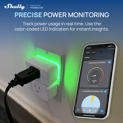 Matter Smart WiFi/Bluetooth/Zigbee Outlet – Power Monitoring Smart Plug, Multi-Platform Compatible, 4-Pack