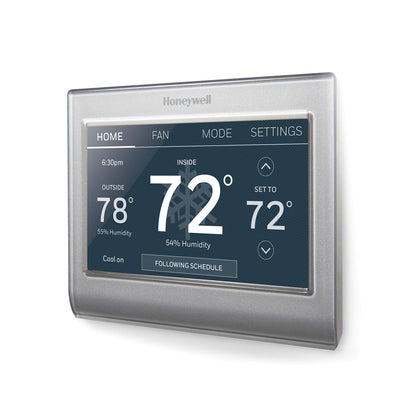 WiFi Smart Color Touchscreen Thermostat – 7-Day Programmable Energy Star HVAC Control, Alexa Ready