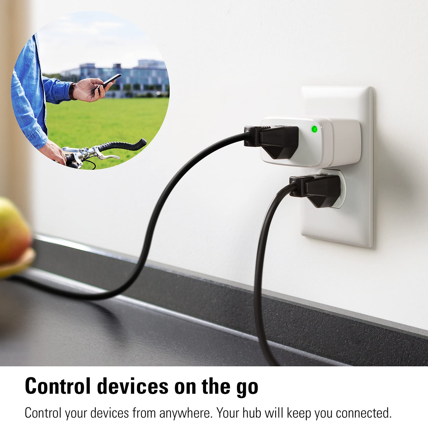 Matter Smart Plug (2-Pack) – App & Voice Control, Thread & Multi-Platform Compatible, Privacy-Focused Smart Outlet