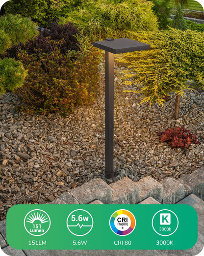 Smart Low Voltage Landscape Lighting Kit – Waterproof LED Pathway Lights with Transformer, Warm White Outdoor System