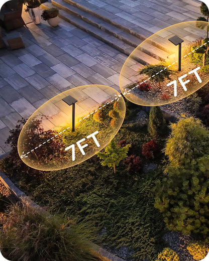 Smart Low Voltage Landscape Lighting Kit – Waterproof LED Pathway Lights with Transformer, Warm White Outdoor System